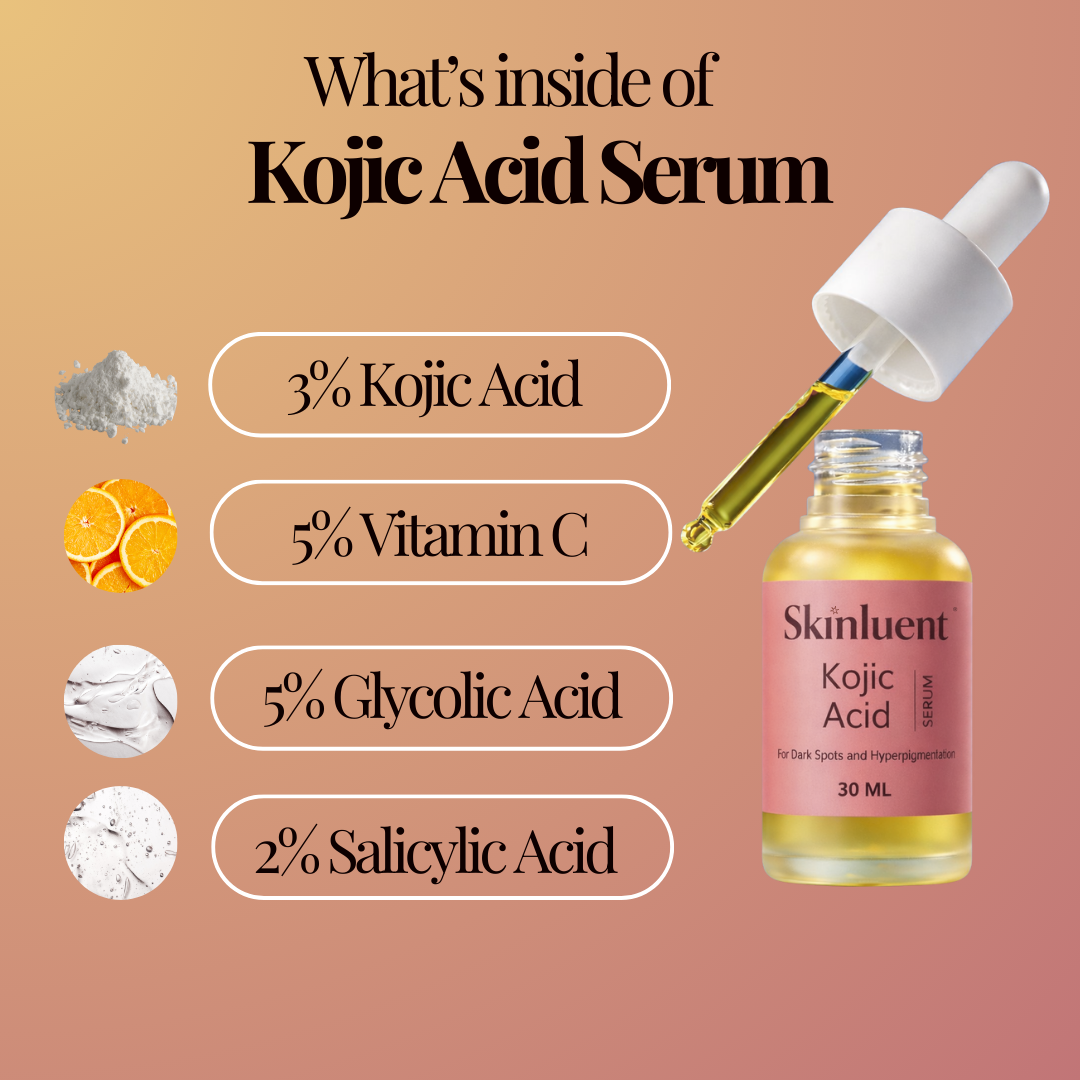 Skinluent Kojic Acid Serum with Vitamin C